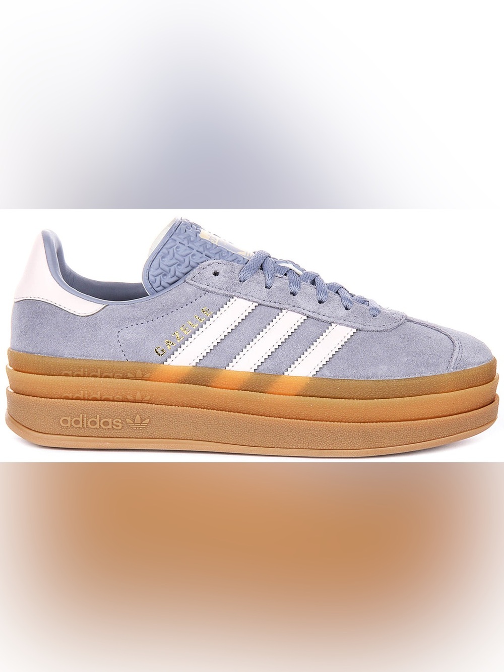 NEW Adidas Gazelle Bold Athletic Shoe Youth size 6 Violet Pink Triple Stack